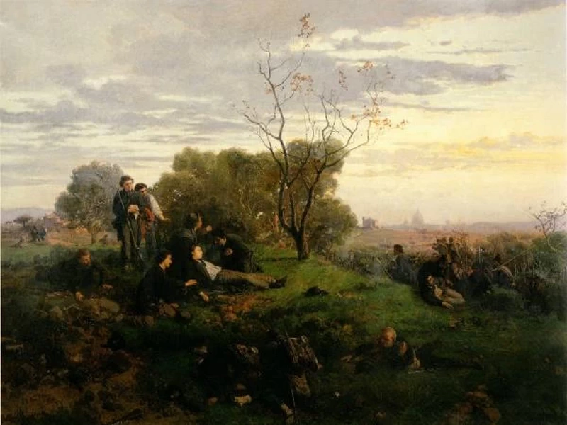 La morte di Enrico Cairoli a Villa Glori (1868) - 1868